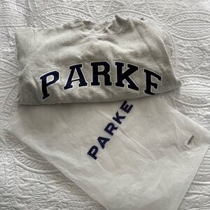 PARKE Gray Turtleneck Sweater